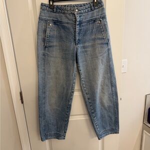 Barrel style jeans